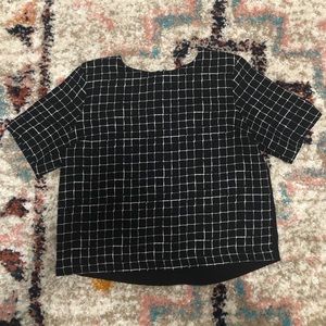 Top shop crop shirt size 10